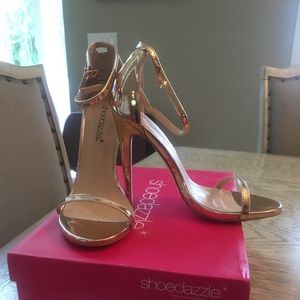 Shoe dazzle ✨ROSE GOLD✨ heels